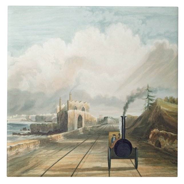 Carreau Chemin de fer de Dublin et de Kingstown : De la (Devant)