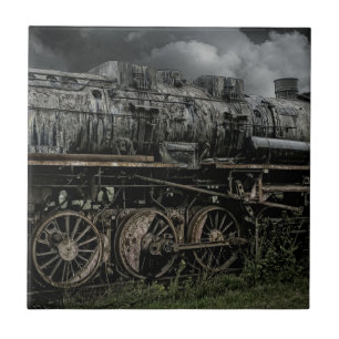 Carreau chemin de fer locomotif de rail de train de