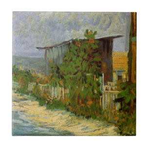 Carreau Chemin de Montmartre et Tournesols par Vincent van