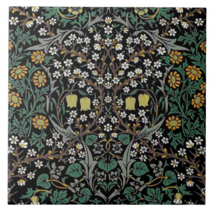 Carreau Cheminée en céramique William Morris conceptions 0