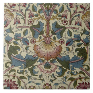 Carreau Cheminée en céramique William Morris conceptions 0