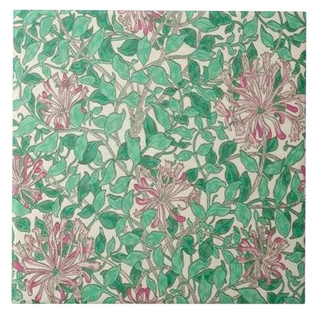 Carreau Cheminée en céramique William Morris conceptions 0 (Devant)