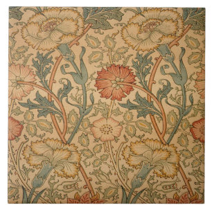 Carreau Cheminée en céramique William Morris conceptions 0