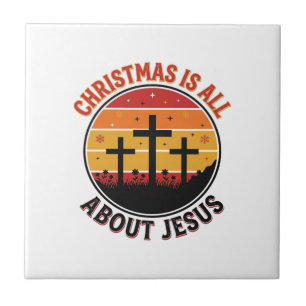 Carreau Chemise Christian Noël Jésus Coucher de soleil Cro