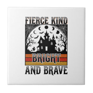 Carreau Chemise d'autonomisation Halloween Brave Vintage S