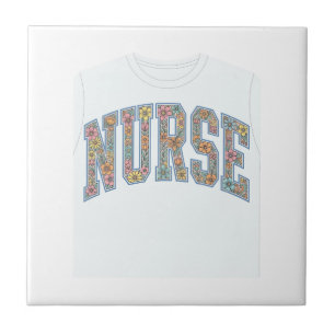 Carreau Chemise de conception de lettrage universitaire fl