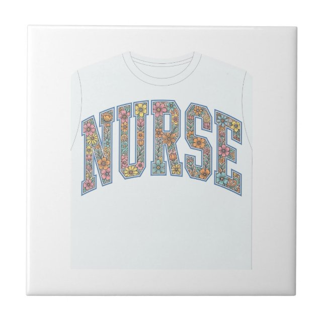 Carreau Chemise de conception de lettrage universitaire fl (Devant)