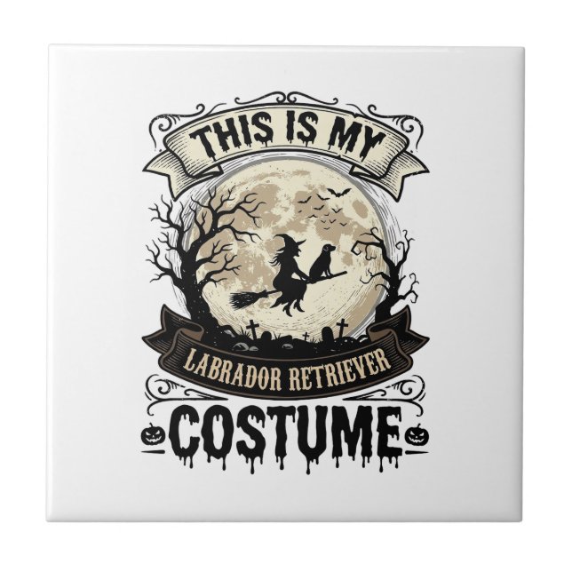 Carreau Chemise de costume d'Halloween de sorcière de Retr (Devant)