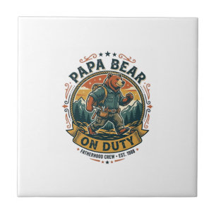 Carreau Chemise de papa ours en service pour la fête des p
