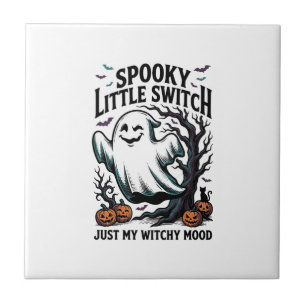 Carreau Chemise de sorcière Halloween Design humoristique 