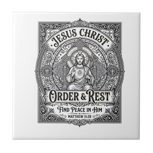 Carreau Chemise graphique chrétienne Jésus Débarrasse Mais (Devant)
