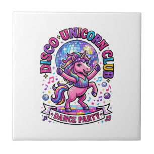 Carreau Chemise graphique du club de disco licorne commerc