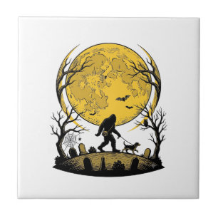 Carreau Chemise Halloween Bigfoot Pleine Lune Promenade Ch