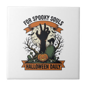 Carreau Chemise Halloween tous les jours Vintage Spooky Ha