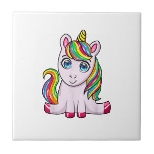 Carreau Chemise Licorne Arc-en-Ciel Savage Sweet
