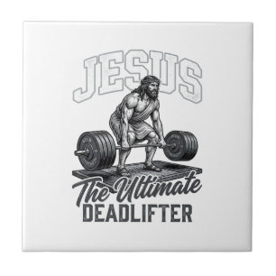 Carreau Chemise Vectorielle Vintage Jésus Ultimate Deadlif