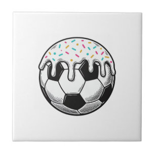 Carreau Chemise Vintage Dripping Icing Ballon de Football