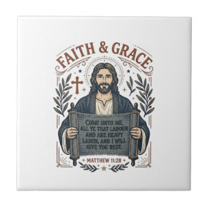 Carreau Chemise vintage graphique chrétienne Jésus Croix P