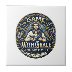 Carreau Chemise Vintage Jesus Pickleball Graphique Chrétie