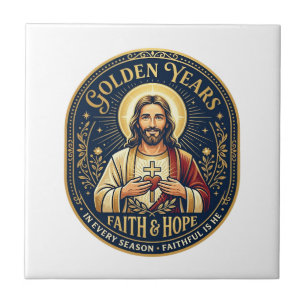 Carreau Chemise Vintage Jésus Retraite Chrétienne