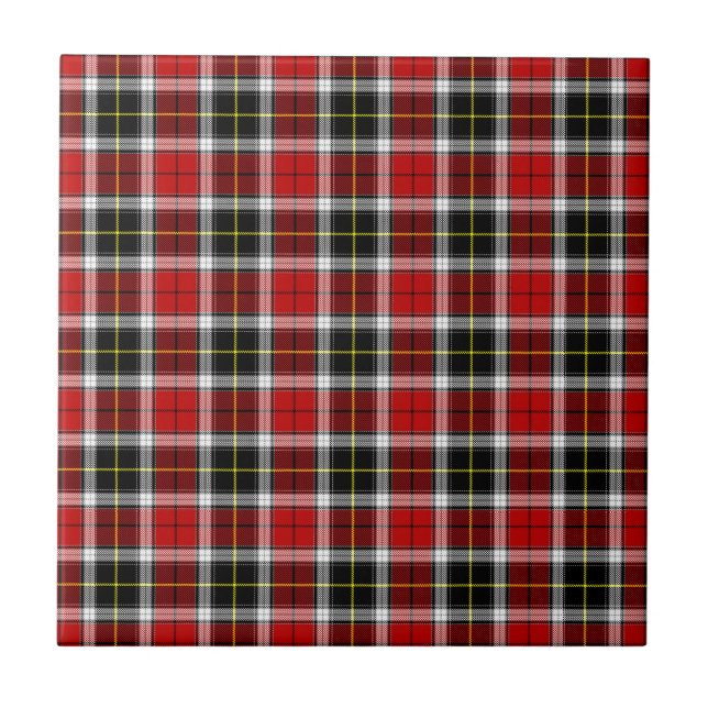 Carreau Chèques Brown rouges plaid Motif-52626 (Devant)