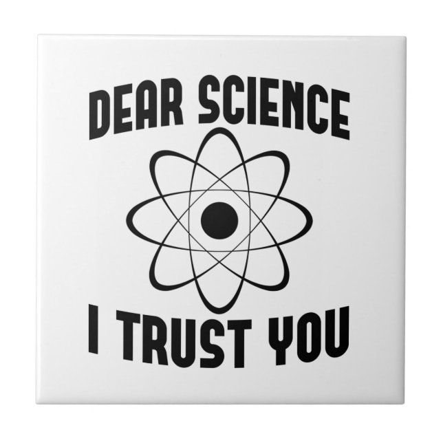 Carreau Cher scientifique je vous fais confiance - Drôle p (Devant)