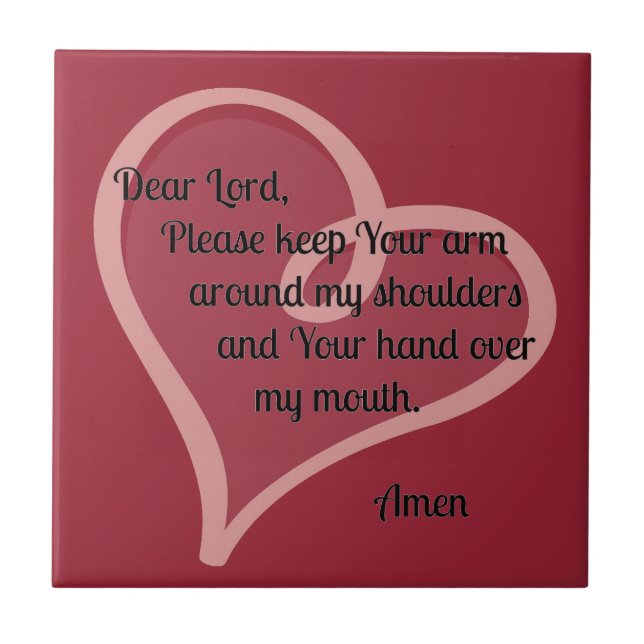 Carreau Cher seigneur Keep Your Arm Around… (Devant)