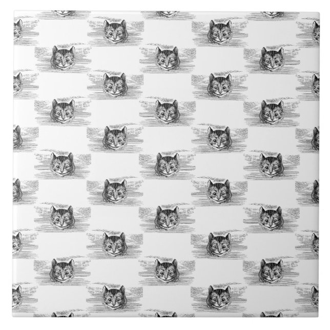 Carreau Cheshire Cat Alice au pays des merveilles GLOBE CO (Devant)