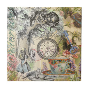Carreau Cheshire Chat Alice Wonderland Classic