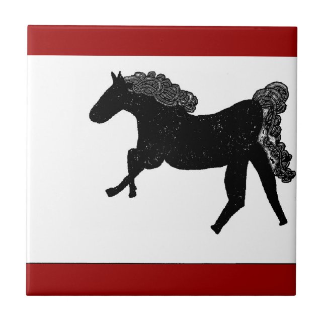 Carreau cheval celtique 2 (Devant)