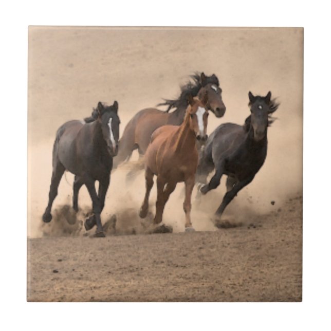 Carreau Cheval dans l'automne II (Devant)