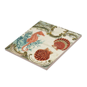 Carreau Cheval de mer vintage et moderne parisien