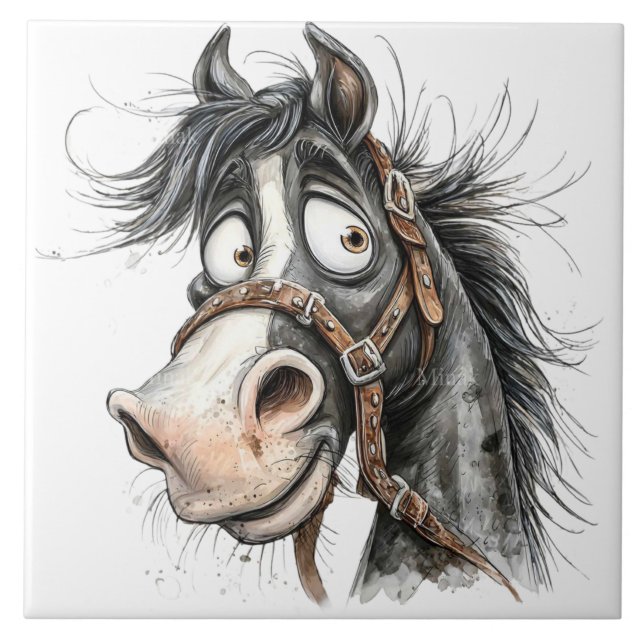 Carreau cheval excentrique (Devant)