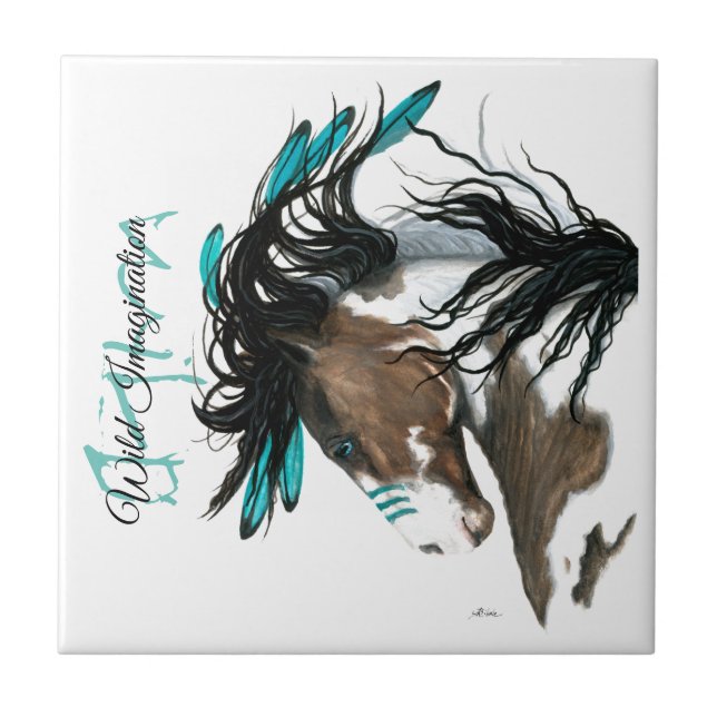 Carreau Cheval Majestic par Bihrle Wild Imagination (Devant)