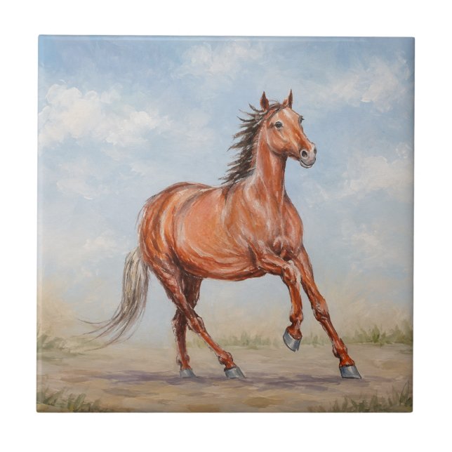 Carreau Cheval majestueux (Devant)