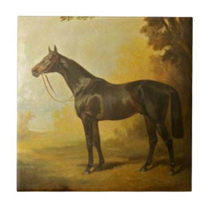 Carreau Cheval vintage Thoroughbred