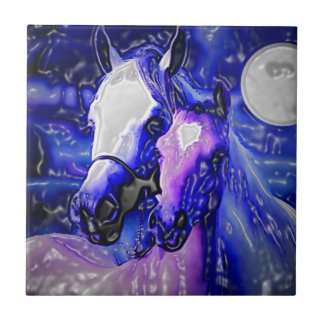 Carreau Chevaux en amour