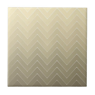 Carreau Chevron Backsplash Cappuccino Ombre Motif
