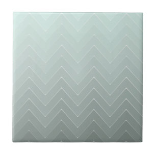 Carreau Chevron Backsplash Mint Ombre Motif en céramique