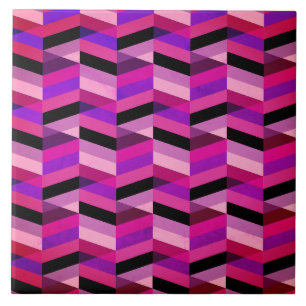 Carreau Chevron/Herringbone abstrait Violets et Violet