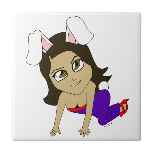 Carreau chibi bunnygirl (Devant)