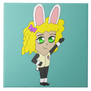 Carreau chibi bunnygirl