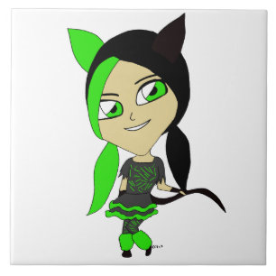 Carreau chibi catgirl