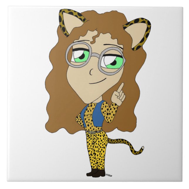 Carreau chibi catgirl (Devant)