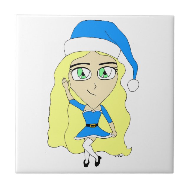 Carreau Chibi de Noël (Devant)