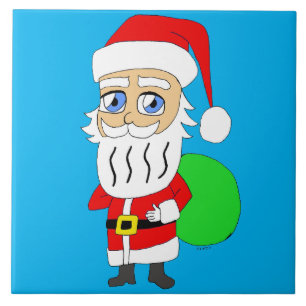 Carreau Chibi Santa Claus