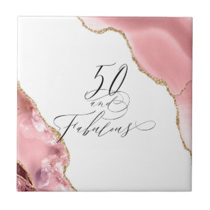 Carreau Chic 50 Fabuleux Rose Gold Parties scintillant Aga