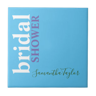 Carreau Chic calligraphie minimaliste Fête des mariées Ble