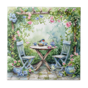 Carreau Chic Chic Cottage Jardin Carrelage céramique
