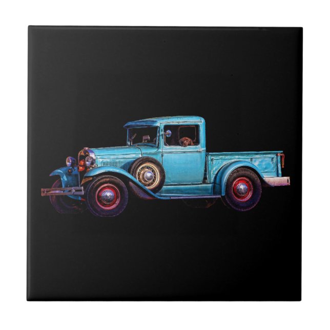 CARREAU CHIEN BLEU (Devant)